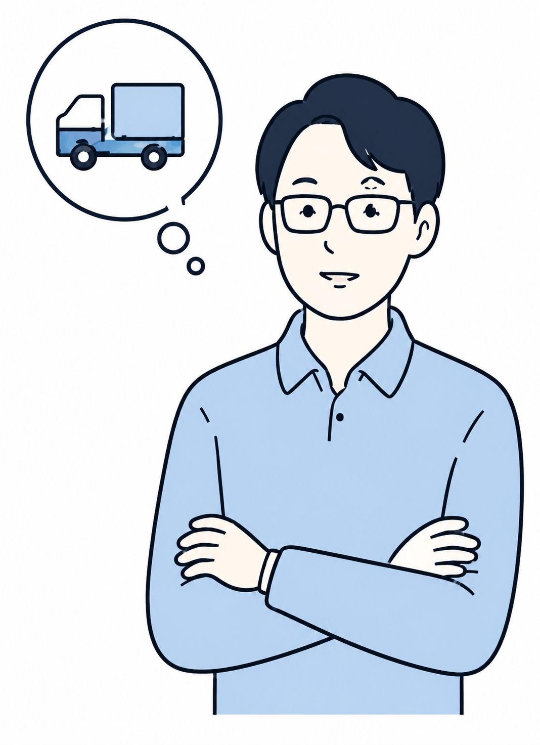 販路やマーケティングまで手が回らない人のイラスト